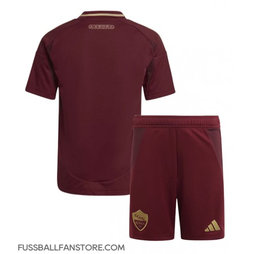 AS Roma Replik Heimtrikot Kinder 2024-25 Kurzarm (+ Kurze Hosen)